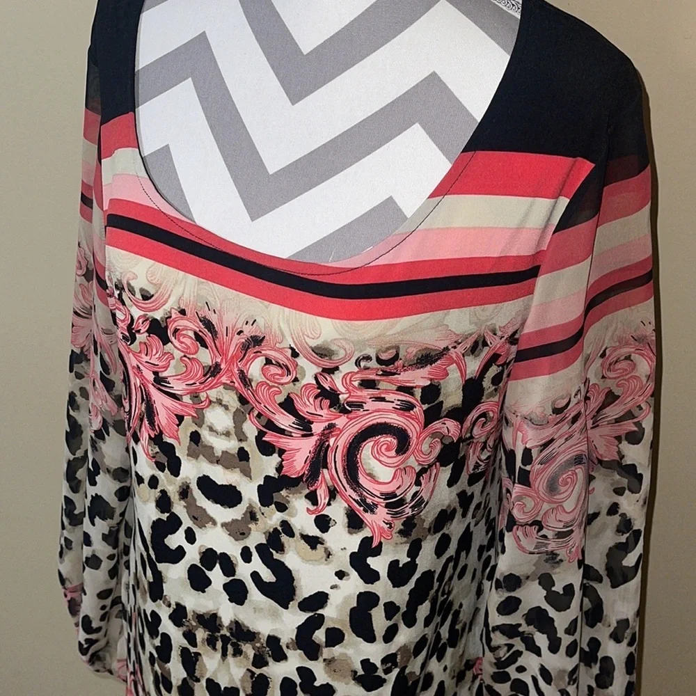 Valerie Stevens Knee Length Dress - Size L - Picture 2 of 6